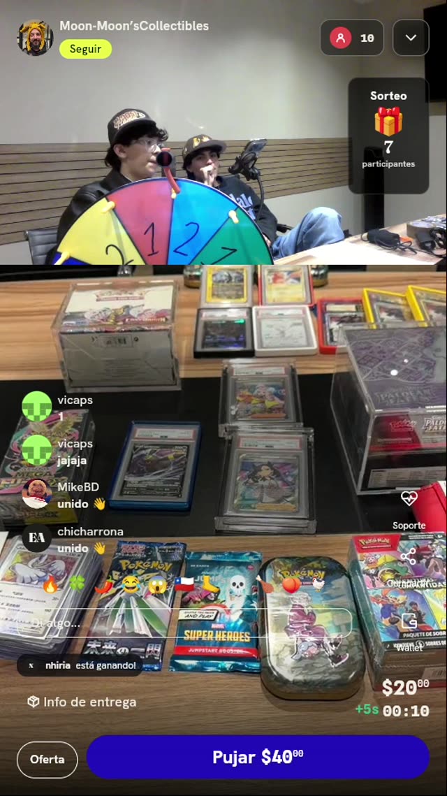 Giro de ruleta de Pokémon