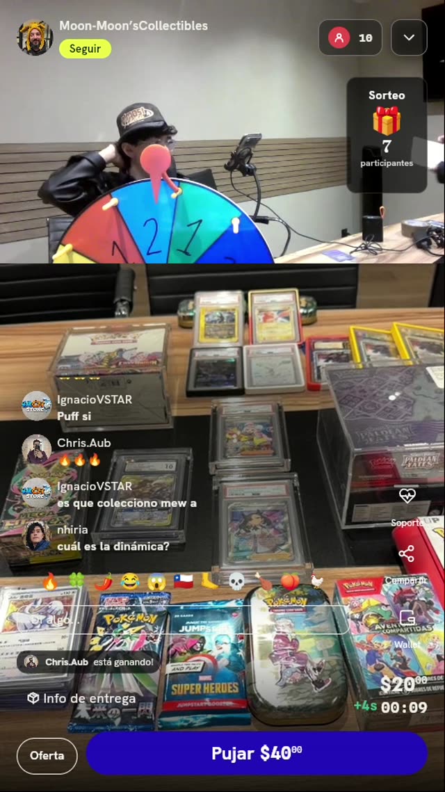 Giro de ruleta de Pokémon