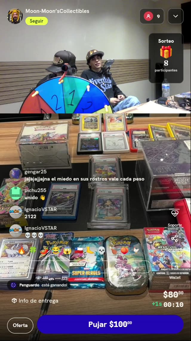 Giro de ruleta de Pokémon