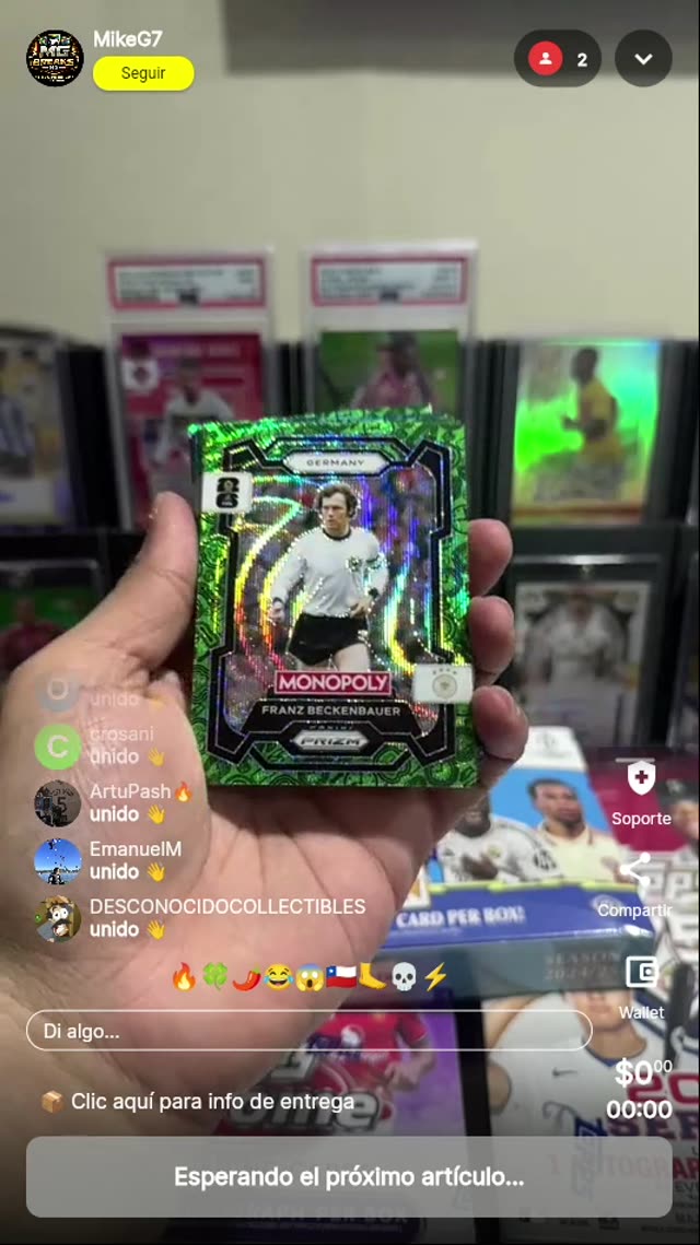 Beckenbauer Prizm Monopoly FIFA 2026