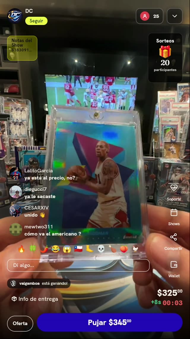 Carta Dennis Rodman Topps Finest Refractor