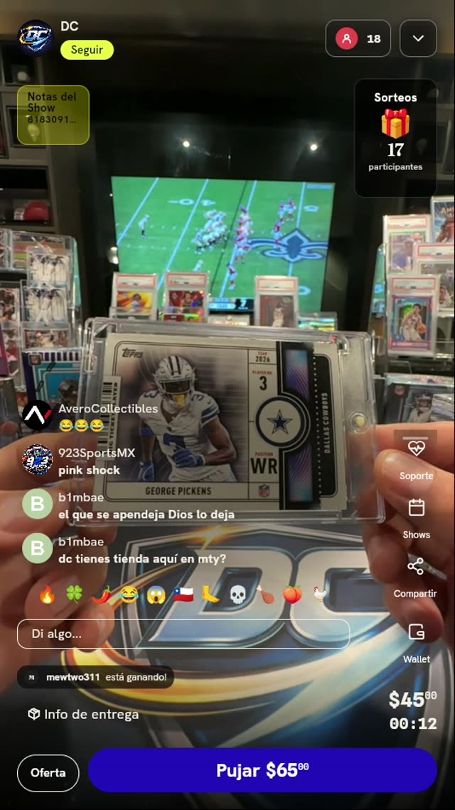 Carta George Pickens Topps Big Ticket