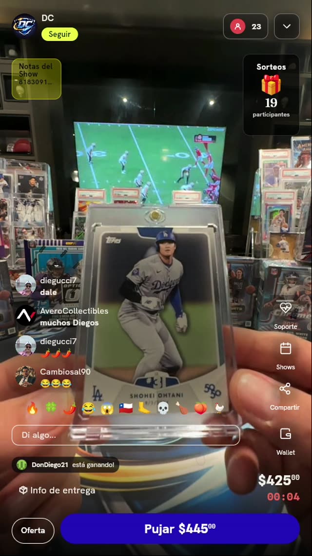 Carta Shohei Ohtani Topps 50/50