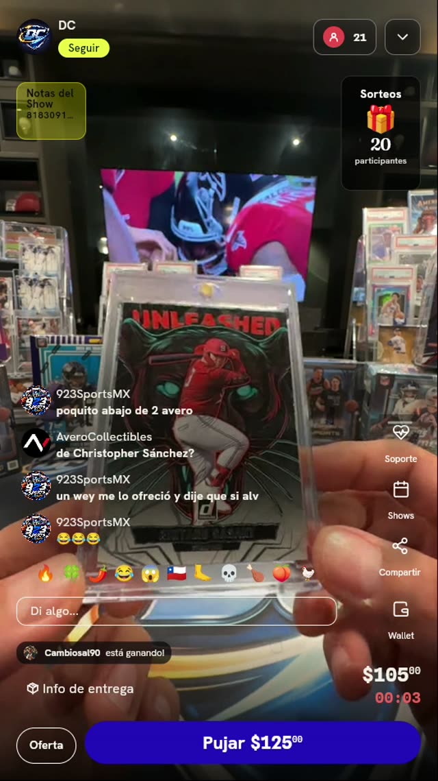 Carta Donruss Unleashed Rintaro Sasaki 2025