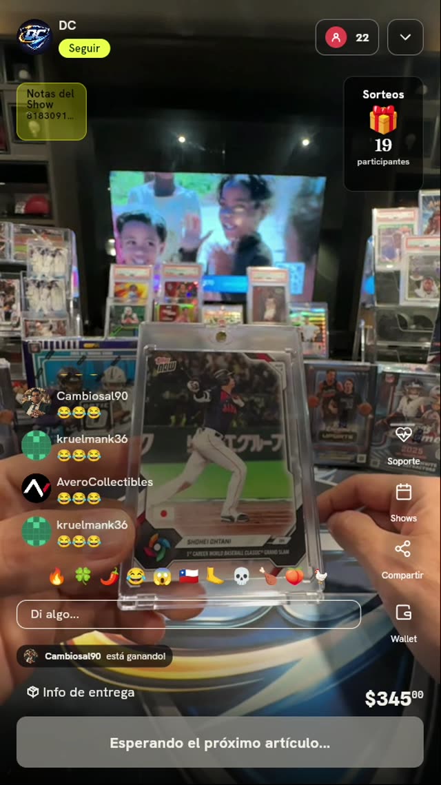 Carta Topps NOW Shohei Ohtani WBC #WB4