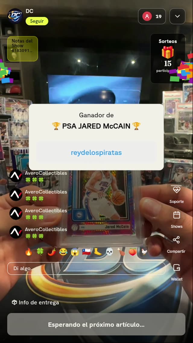 Carta PSA Jared McCain Rookie