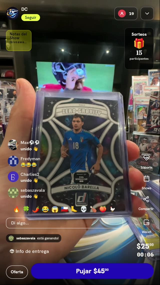 Nicolò Barella Panini Zero Gravity