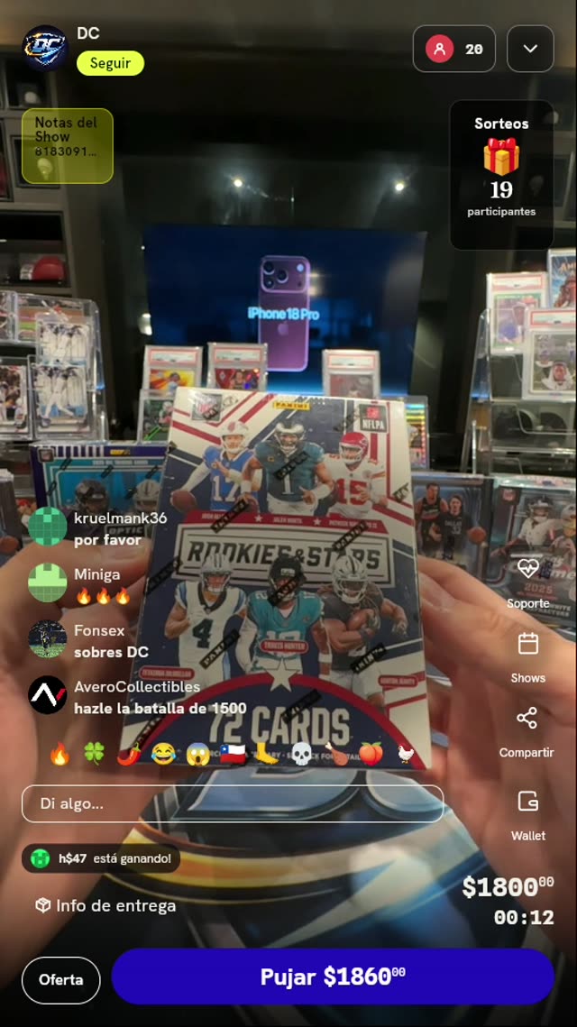 Caja Blaster Panini Rookies & Stars NFL