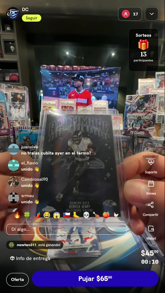 Carta Derrick Henry Topps Chrome