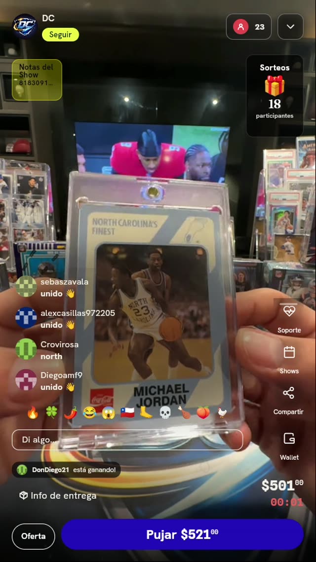 Carta Michael Jordan Coca-Cola 1989