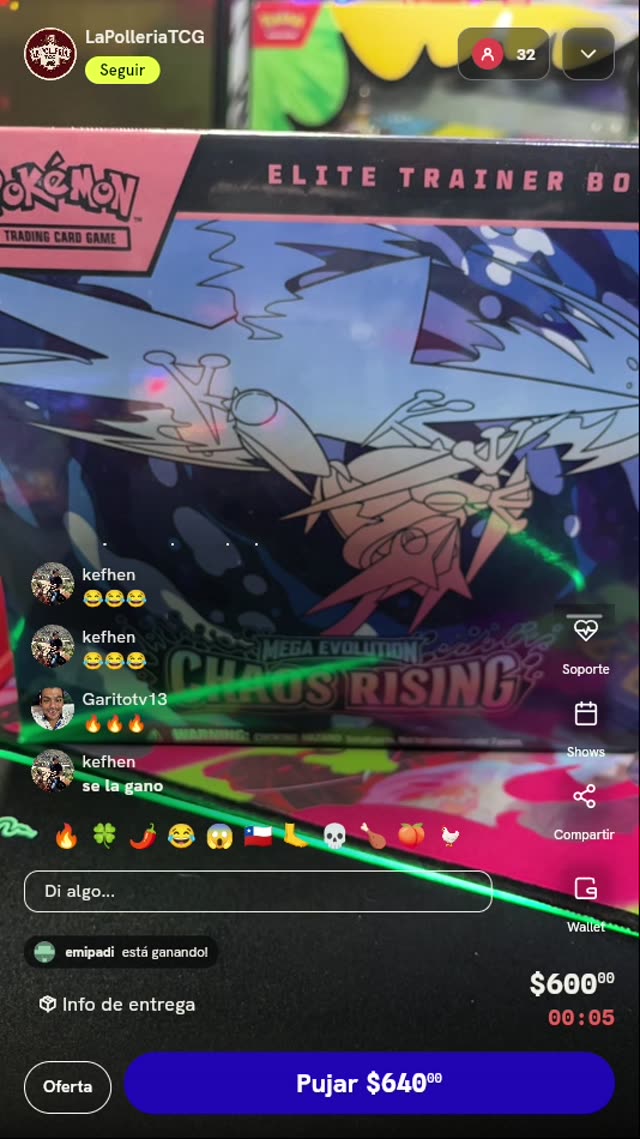 Pokémon Chaos Rising Elite Trainer Box