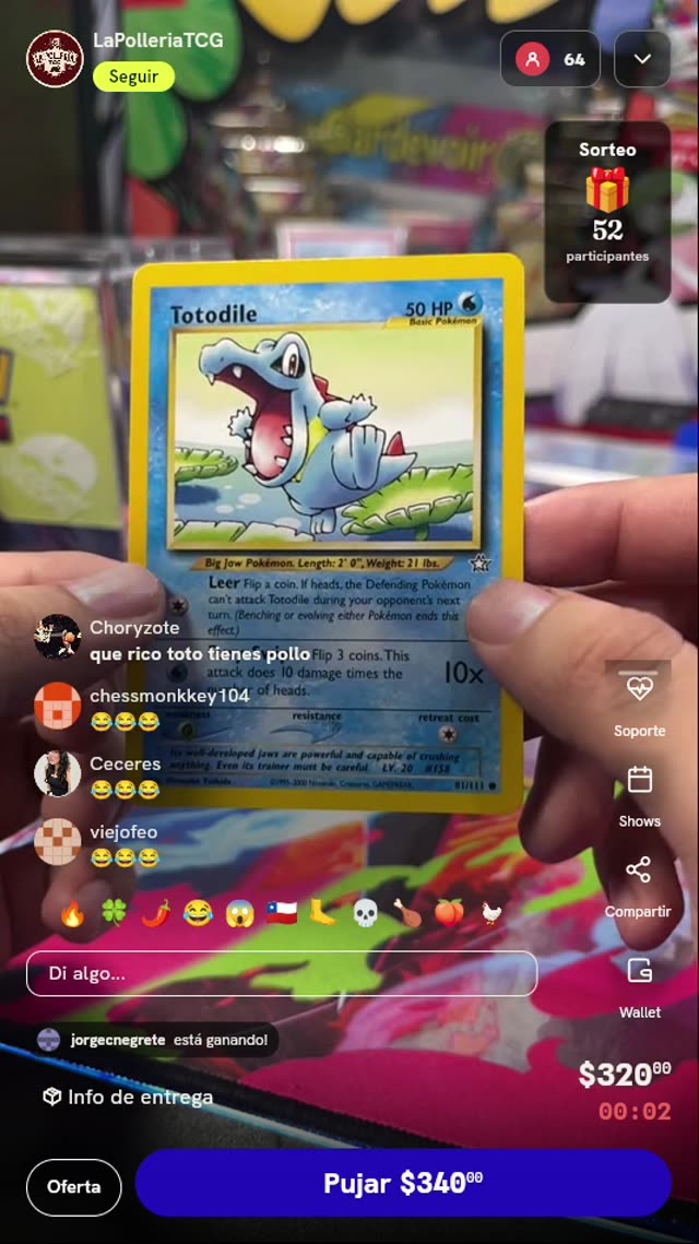 Totodile #81/111 Neo Genesis