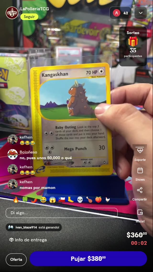 Carta Kangaskhan Aquapolis 88/147