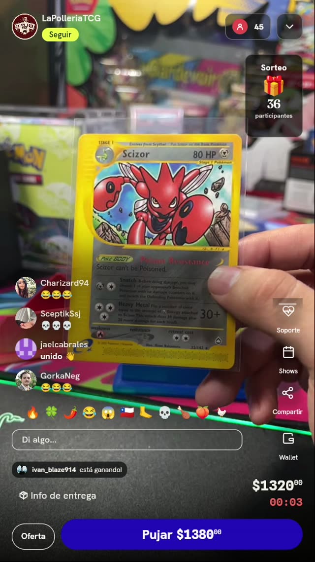 Carta Pokémon Scizor Aquapolis #32/147
