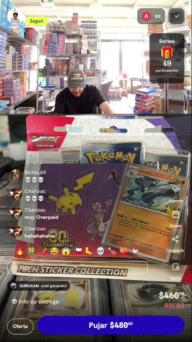 Pokémon 30th Celebration Tech Sticker Lucario