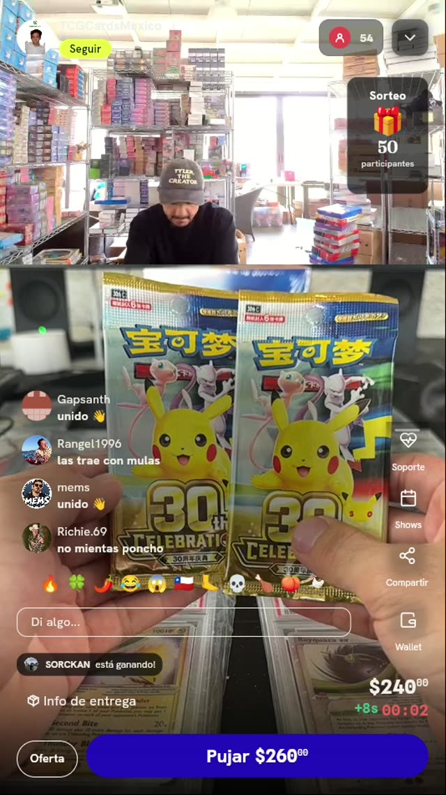 Sobres Pokémon TCG 30th Celebration