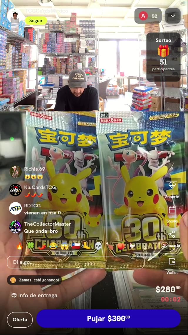2 Sobres Pokémon 30th Celebration