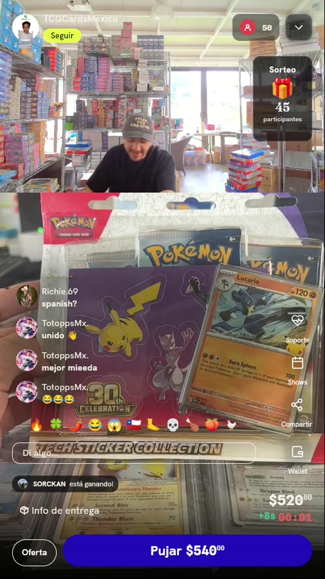 Colección Tech Sticker Lucario Pokémon