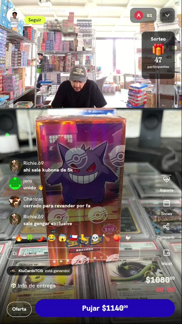 Caja Pokémon Gem Pack Vol. 3 Gengar