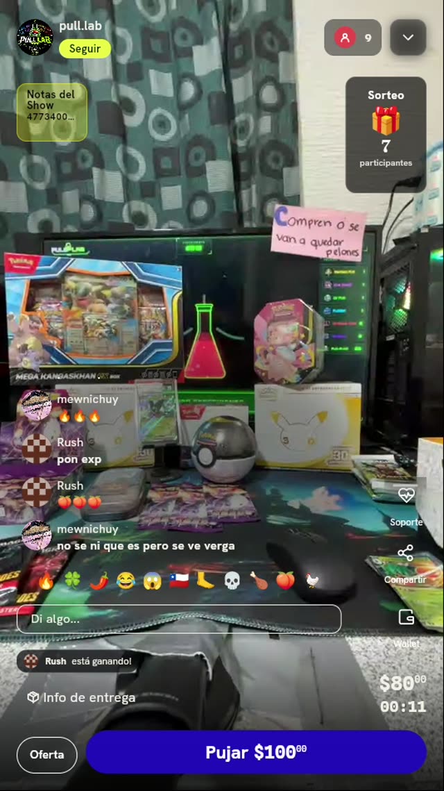 Carta Proxy Pull Lab y Sobre Pokémon