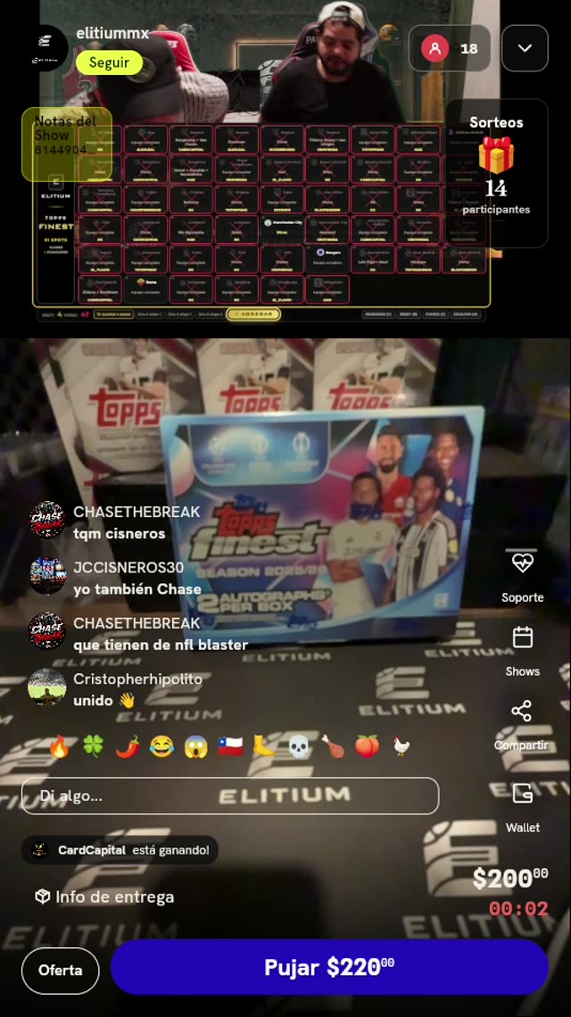 Spot en Break Topps Finest UEFA