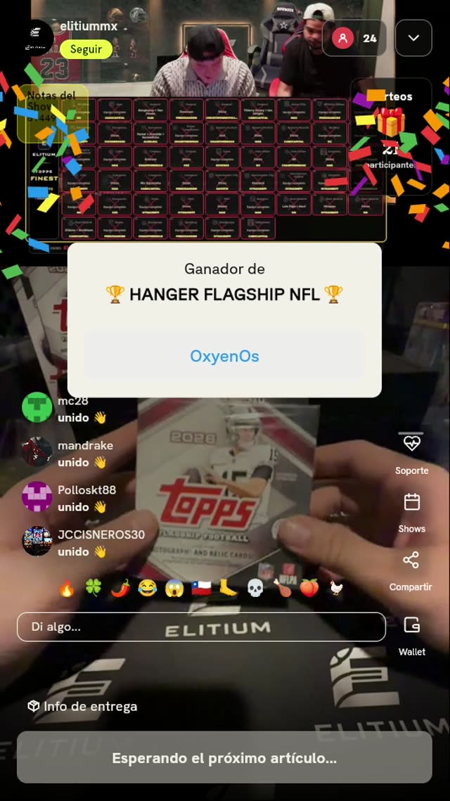 Caja Hanger Topps Flagship NFL