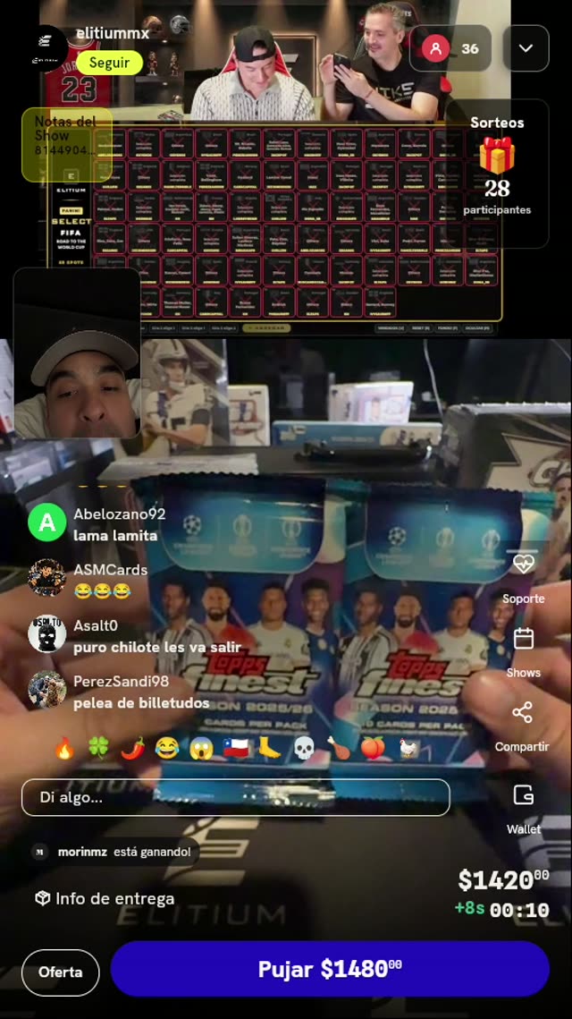 Sobres Topps Finest UEFA 2023/24