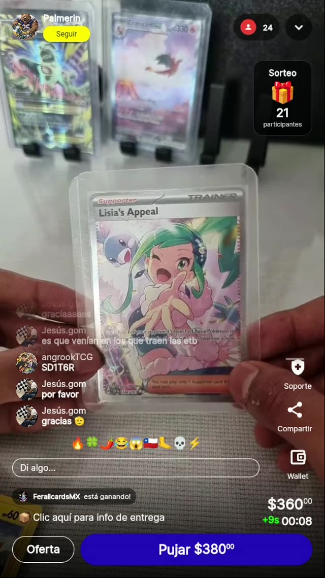 Lisia's Appeal 151 Reverse Holo