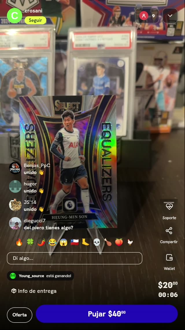 Carta Heung-Min Son Select Equalizers