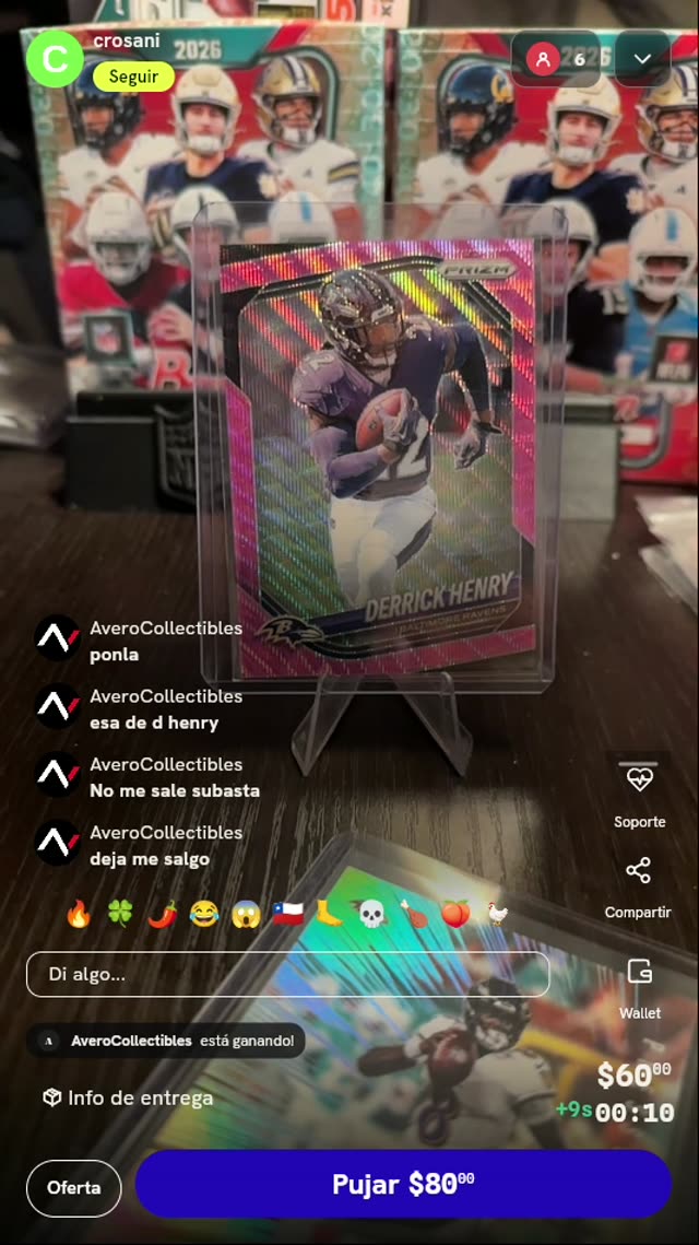 Carta Derrick Henry Panini Prizm
