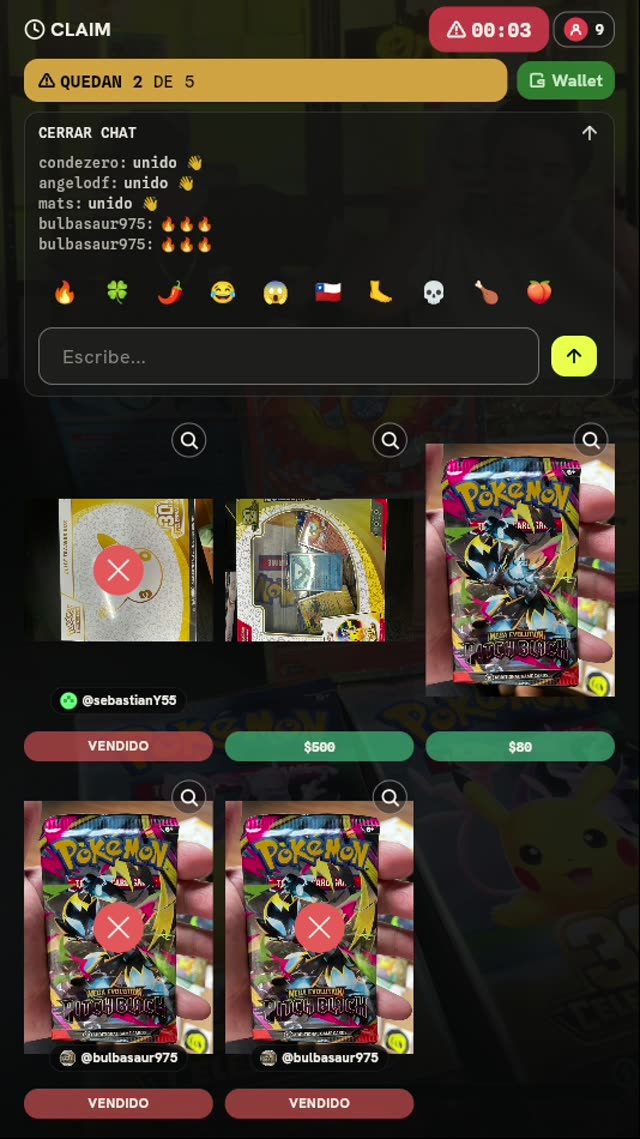 Sobres Pokémon Mega Evolution Pitch Black