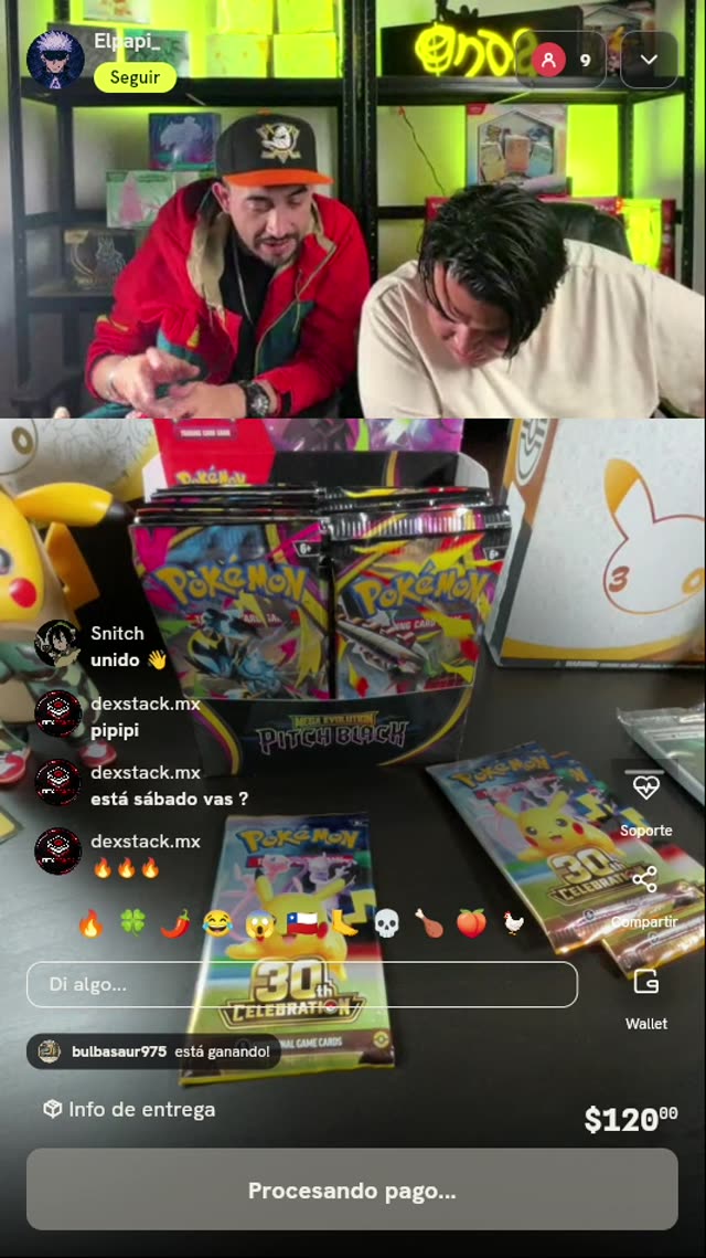 Sobre de Cartas Pokémon TCG