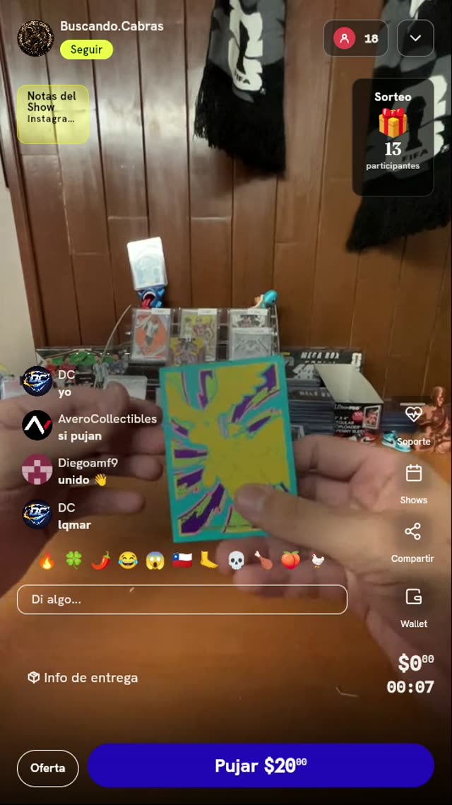 Carta Pokémon Japonesa con Mica Protectora
