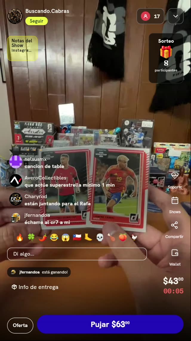 Tarjetas Donruss Cristiano Ronaldo y Yamal
