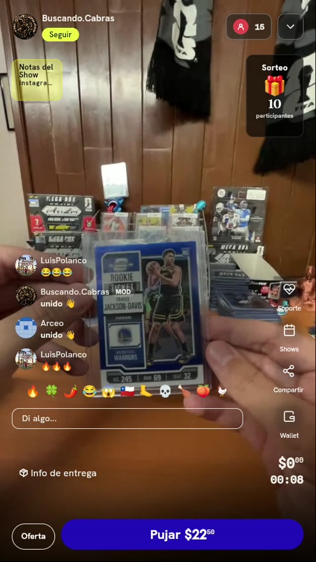 Carta Trayce Jackson-Davis Contenders /99