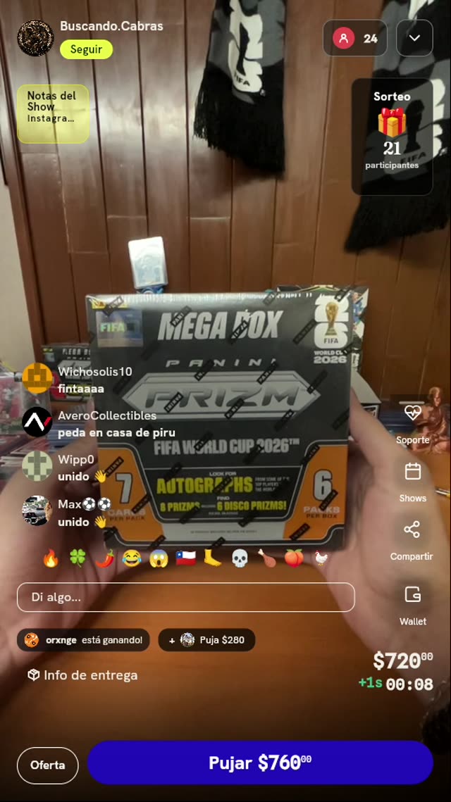 Panini Prizm World Cup 2026 Mega Box