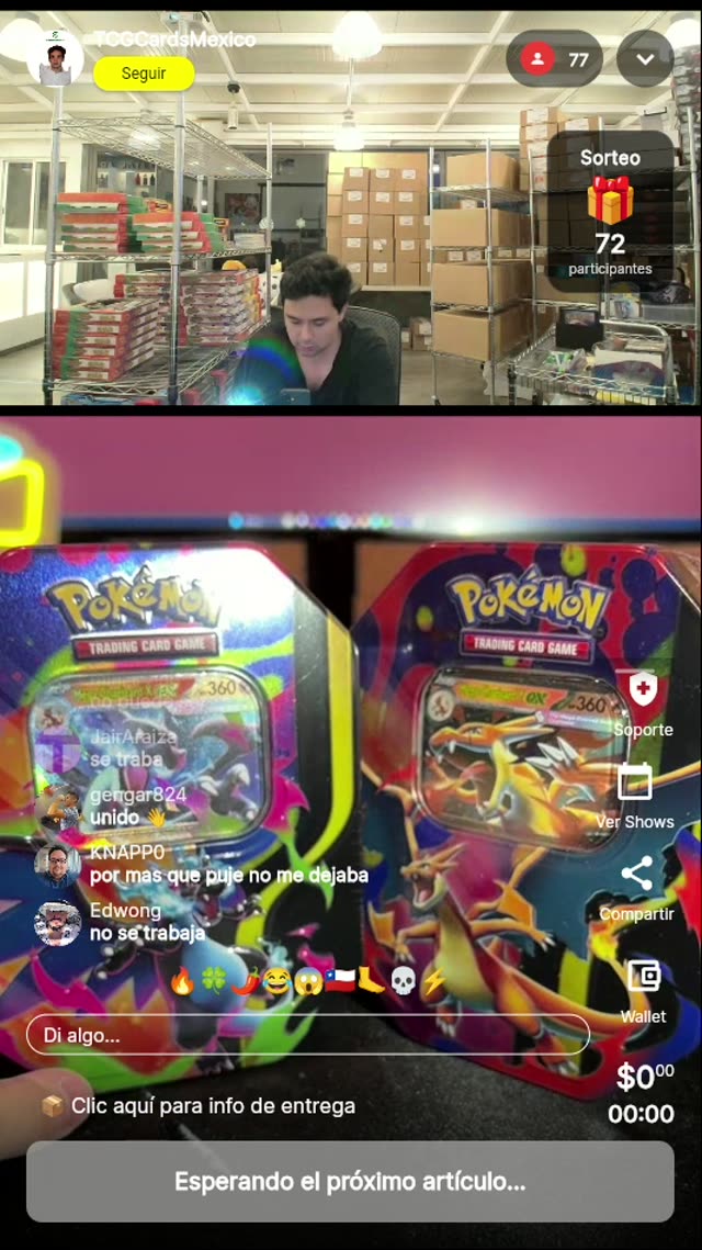 Latas Pokémon EX 360 Charizard/Blastoise