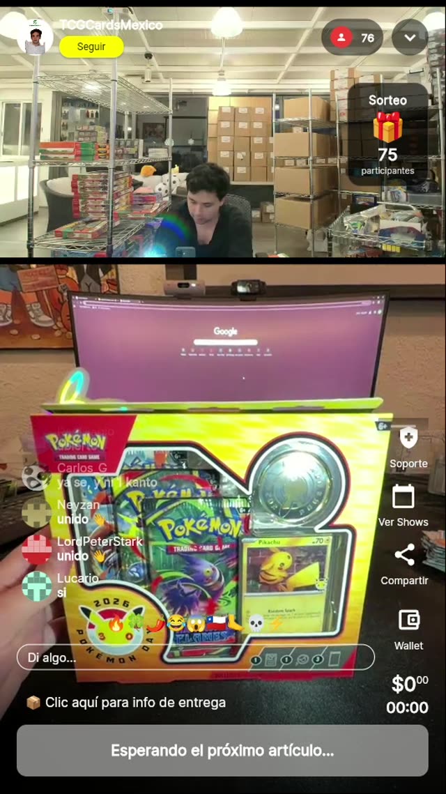Pokémon TCG Pikachu V Box