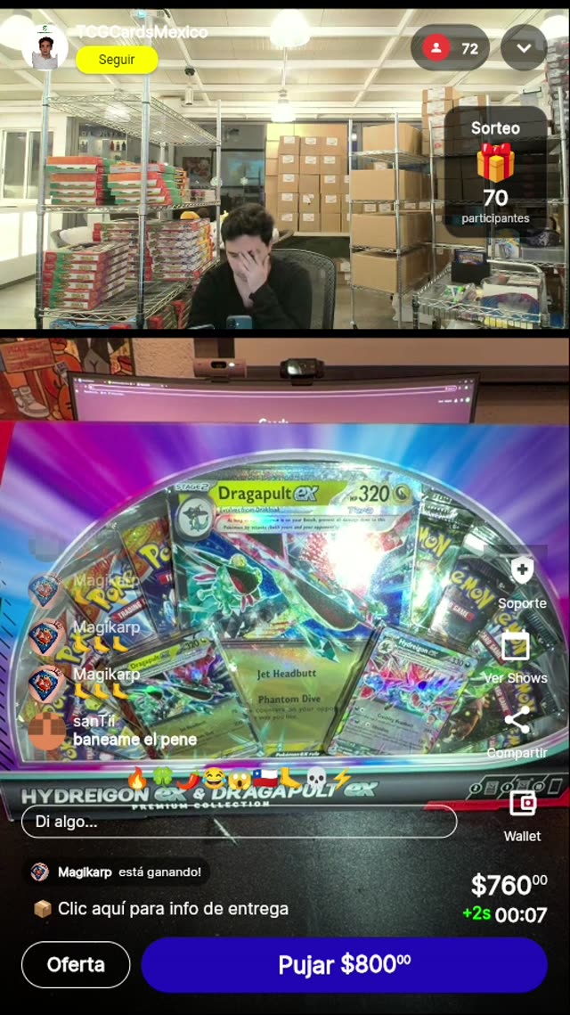 Pokémon Hydreigon EX & Dragapult EX