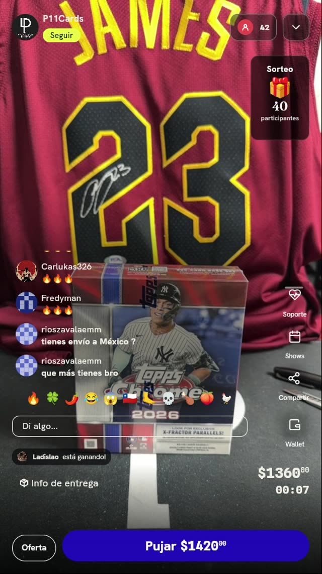 Caja Mega Box Topps Chrome 2026