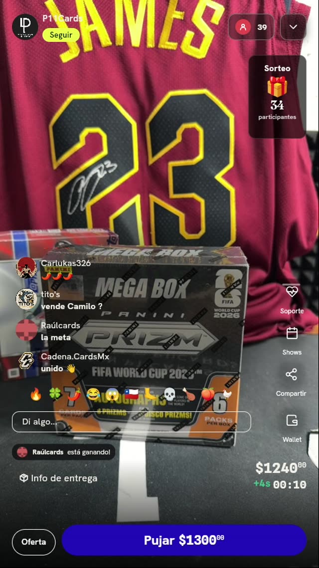 Caja Panini Prizm World Cup 2026