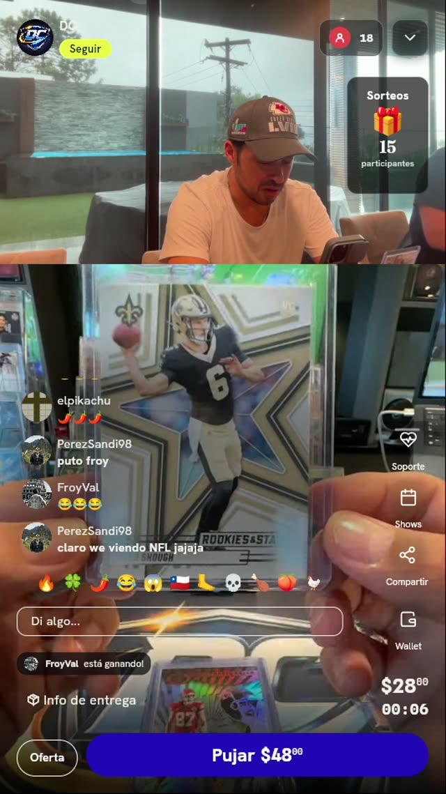 Carta Rookie Panini Tyler Shough