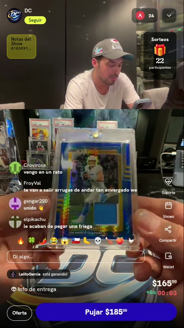 Carta Justin Herbert Donruss Threads