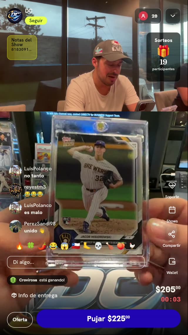 Carta Topps NOW Jacob Misiorowski #543
