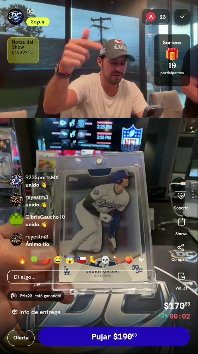 Carta Topps 50/50 Shohei Ohtani #42