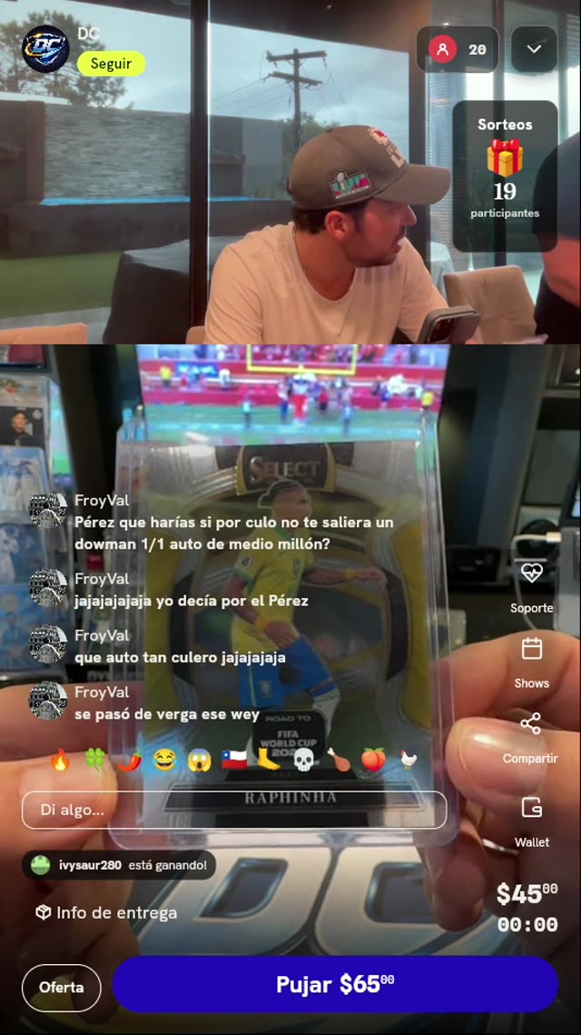 Carta Panini Select Raphinha Brasil