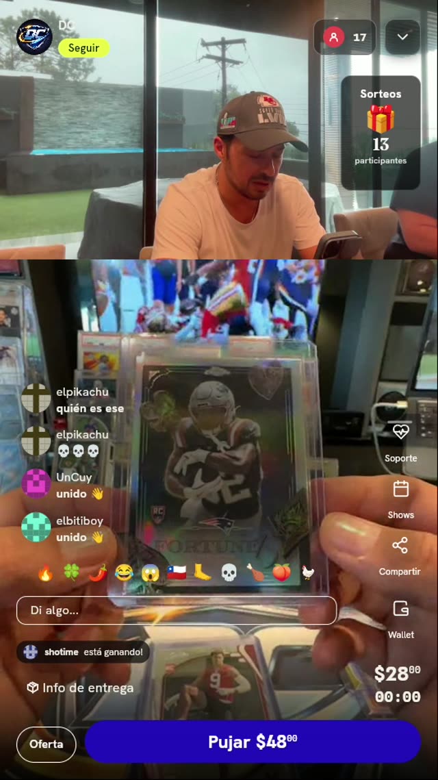 Tarjeta TreVeyon Henderson Fortune 15 Refractor