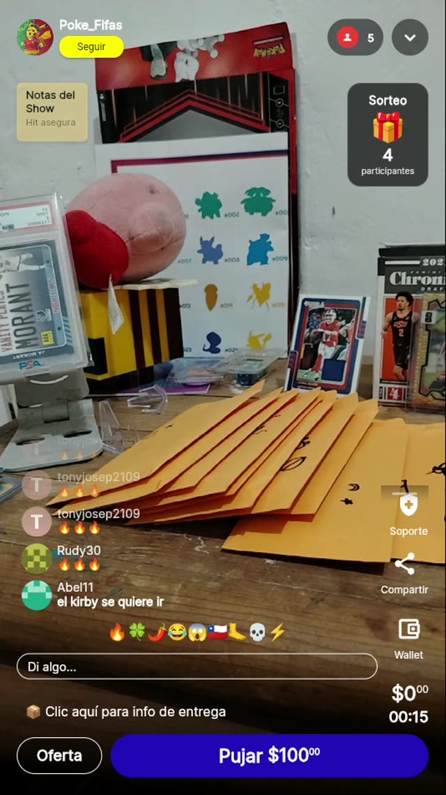 Kirby peluche coleccionable