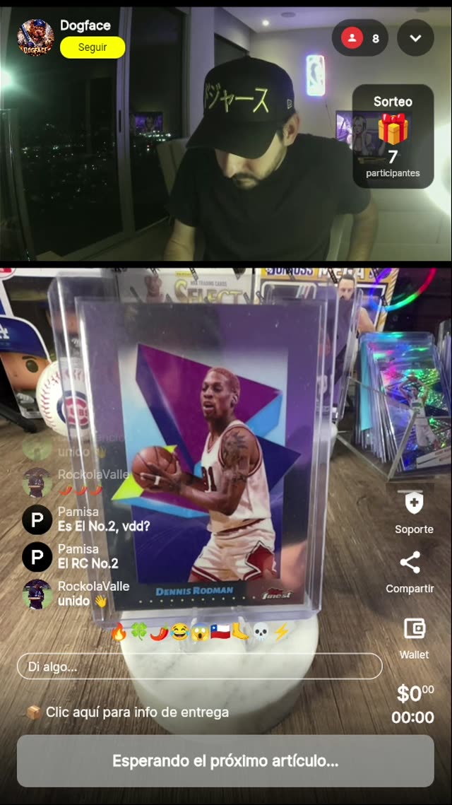 Dennis Rodman Topps Finest
