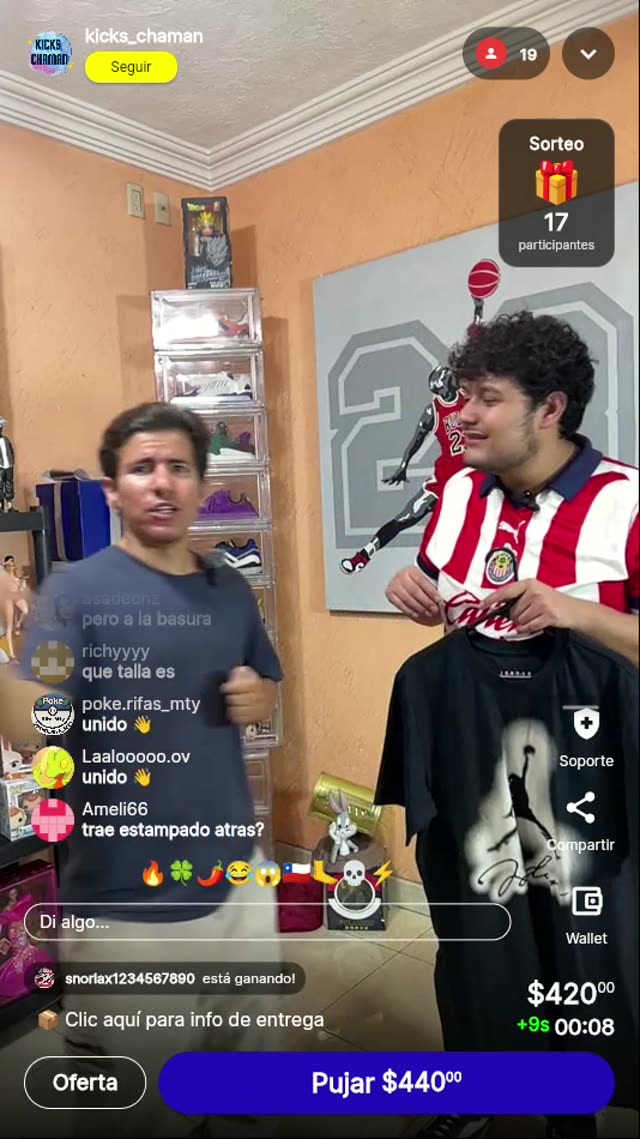 Camiseta Jordan Estampada Subastada